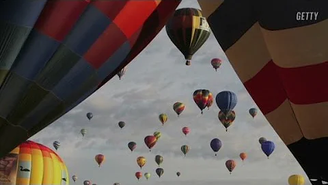 Your one minute escape: hot air balloons