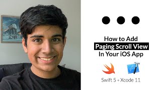 How to add Paging Scroll Views In Your App | Swift 5 in Xcode 11 screenshot 1