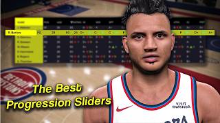 How To Keep Your Players Progressing Throughout Their Careers | Realistic Progression Slider NBA2k26