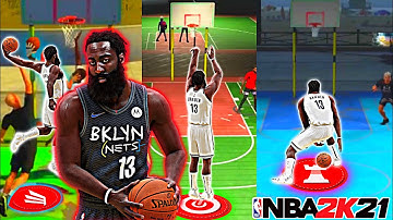 JAMES HARDEN "MID-RANGE SLASHER" BUILD IS UNGUARDABLE! NBA 2K21 BEST JUMPSHOT + BEST ANIMATIONS!