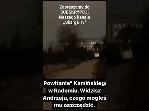 POWITANIE POSŁA KAMIŃSKIEGO W RADOMIU