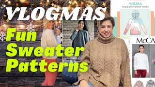 Use One of These Great Patterns to Make Your Holiday Sweater //Vlogmas Day 7 screenshot 5