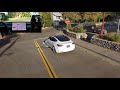 Skydio following Tesla Model 3 FSD BETA 2020.40.8.11
