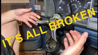 Turn signal switch, horn, and gear spring replacement on an 8894 OBS Chevy 1500