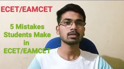 ECET/EAMCET || 5 Mistakes Students Make || Solutions || KVS TRICKS ||