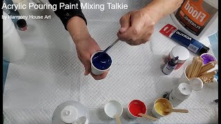 (302) Acrylic Pouring Paint Mixing Talkie