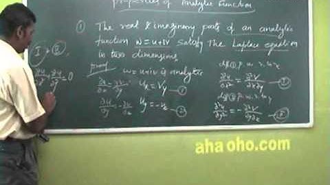 Unit-3 Analytic Function Properties - Mathematics