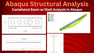 Analysis of Castellated Beam as Shell | ABAQUS CAE