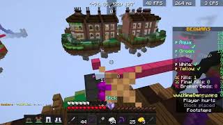 When you have high ping - Mineberry Bedwars Solos