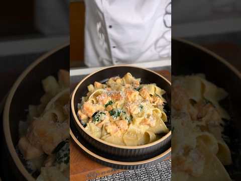 Шикарная КАРБОНАРА С ЛОСОСЕМ🤤✅ Рецепт в комментах