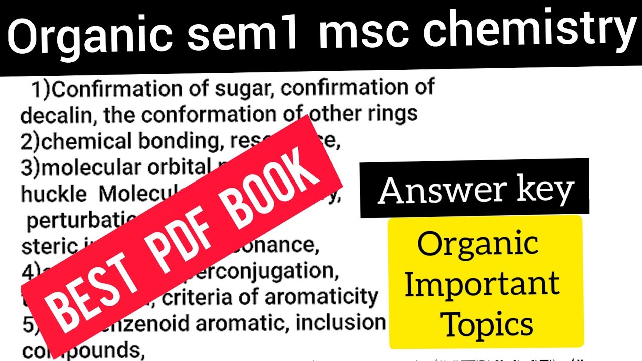 msc organic chemistry thesis topics
