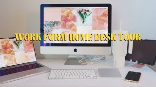 Work from Home Desk Set Up 2024 | my fave essentials, decors & why I love working from home