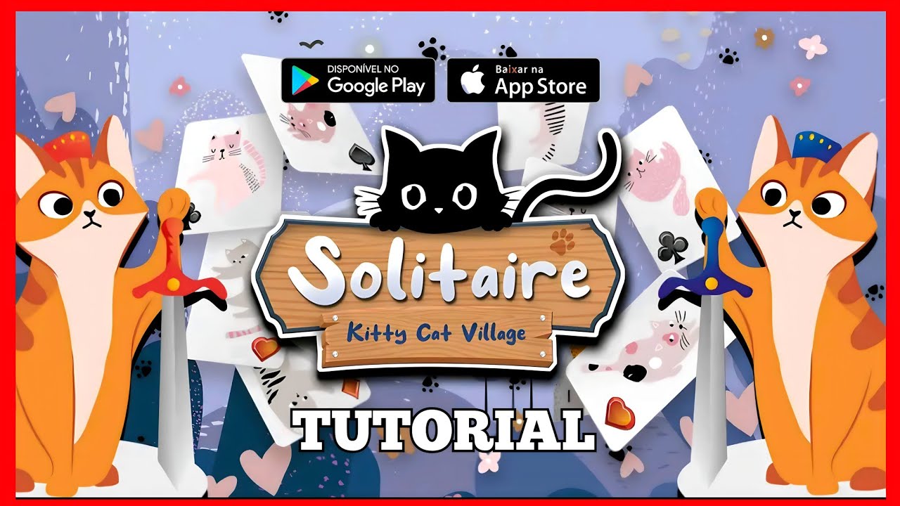 Solitaire Kitty Cat Village: Gameplay, tutorial, regras, jogo de cartas,  paciência JOGO NOVO GRÁTIS 