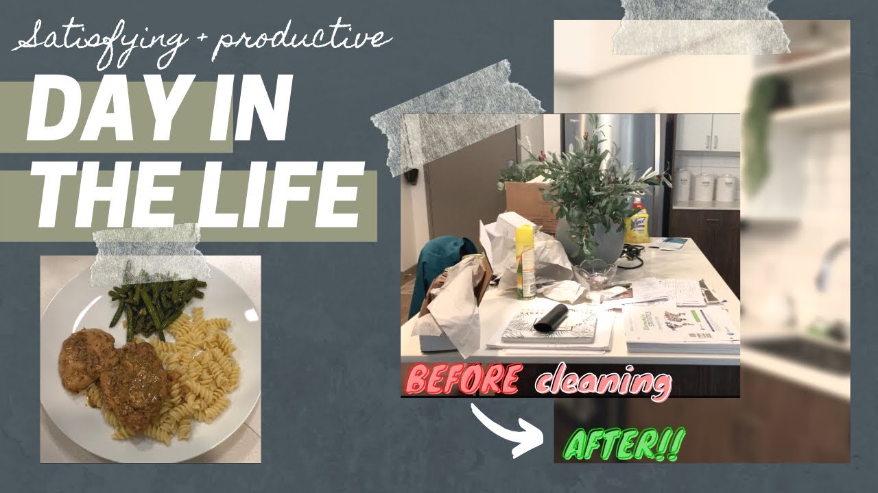 productive day in the life | clean with me, cooking, working | VLOGMAS DAY 2 |Ashlee Tarro Vlogs