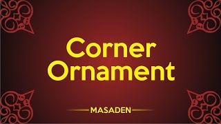 How to Draw Floral Corner ornament idea in Coreldraw