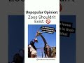 Unpopular Opinion Zoos Shouldn T Exist Shorts mp3