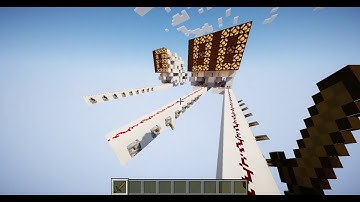 Seven-segment display in Minecraft