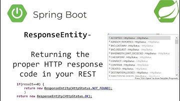 Springboot – Returning HTTP response code based on ResponseEntity