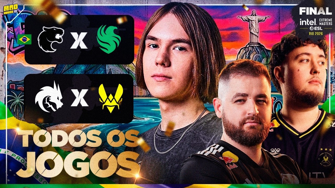 GRANDE FINAL - IEM RIO 2026 (DIA 06) - TODOS OS JOGOS - COMPLETO