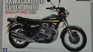 アオシマ　Kawasaki 900Z1 Kawasaki 900 Z1 by Aoshima - YouTube