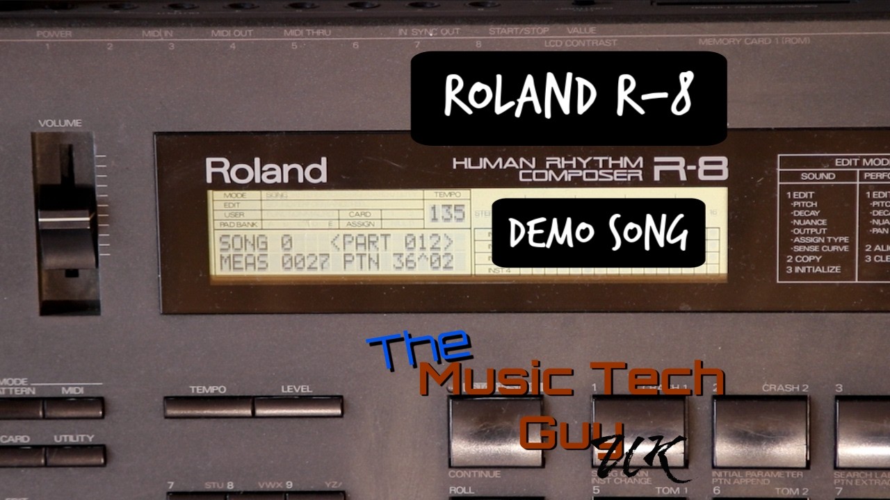 Roland R-8 - Demo Song - YouTube