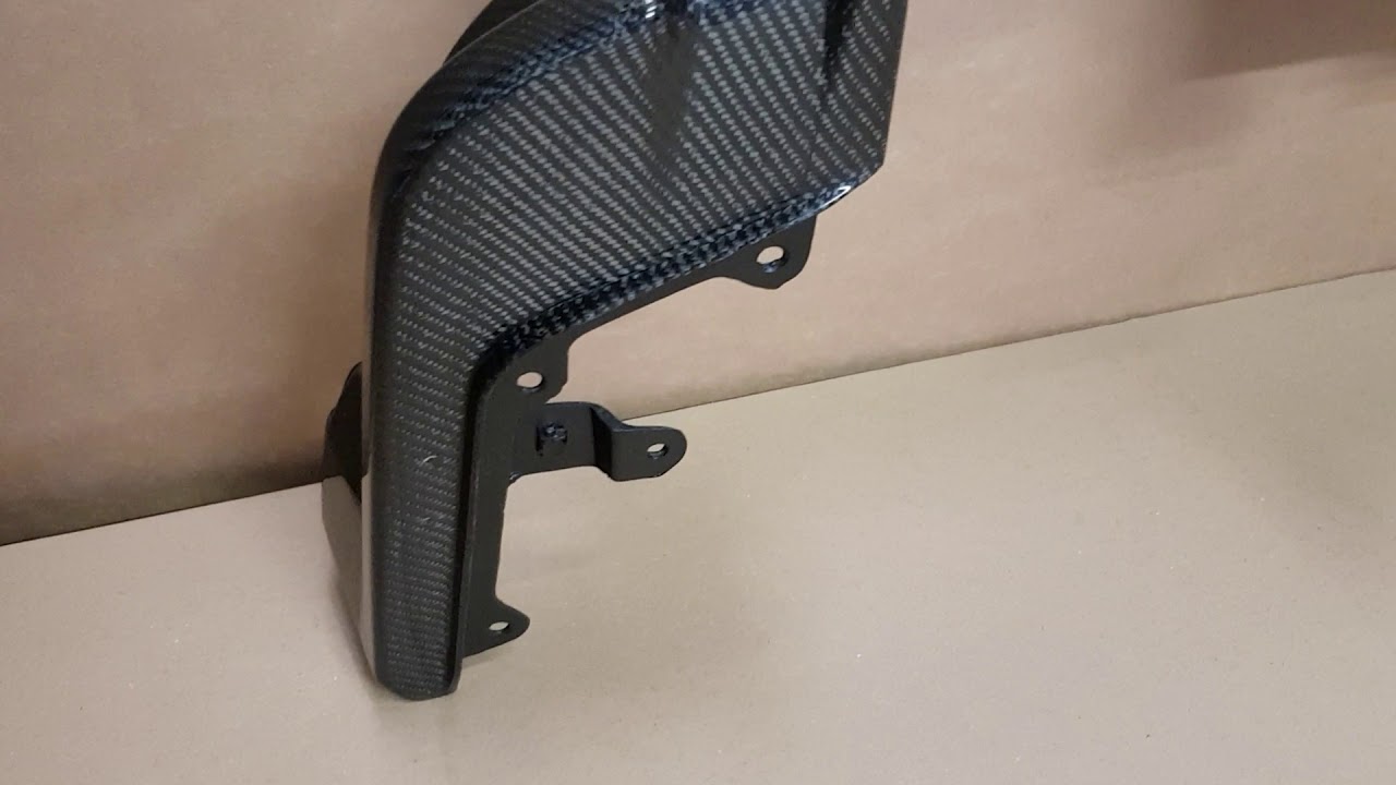 HONDA Civic FK2 Type R Carbon Diffuser - YouTube