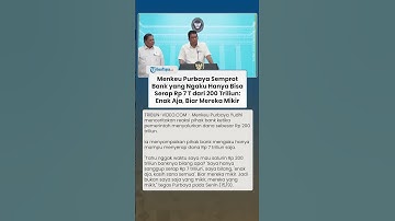 Menkeu Purbaya Semprot Bank yang Ngaku Hanya Bisa Serap Rp 7 T dari 200 T: Kasih ke Sana, Biar Mikir
