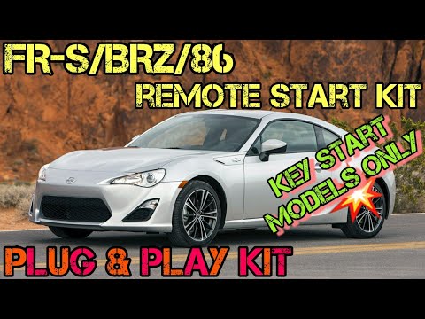 FR-S/BRZ/86 Plug & Play Remote Start Kit - SUPER EASY!  (key start models only)
