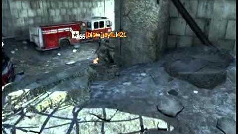 mw3 throwing knife across map