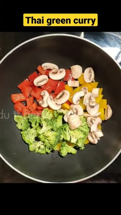 Thai green curry recipe | Cooku with comali recipe #shorts #cookuwithcomalirecipes #thaigreencurry