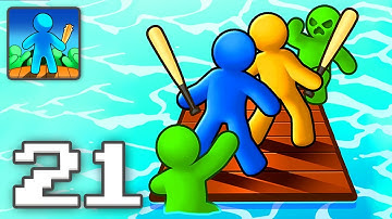 Zombie Raft - Gameplay Walkthrough Part 21 - Casual Games To Play (iOS, Android)