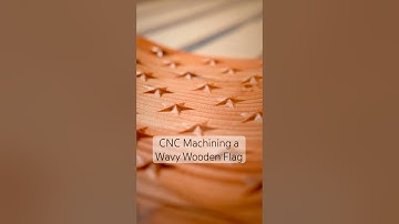 Machining a Wavy Flag on the Shapeoko 5 Pro #cncmachine