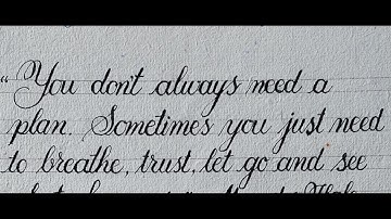 Beautiful cursive handwriting in English |How to improve English handwriting