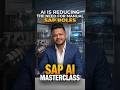 AI is reducing the need for manual SAP roles! | ZaranTech #shorts