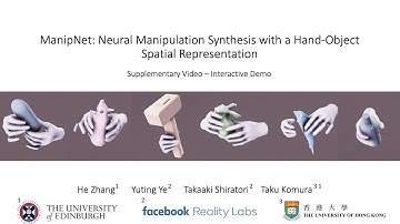 SIGGRAPH 2021 - ManipNet Interactive Demo