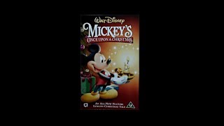 Opening To Mickeys Once Upon A Christmas Uk Vhs 1999