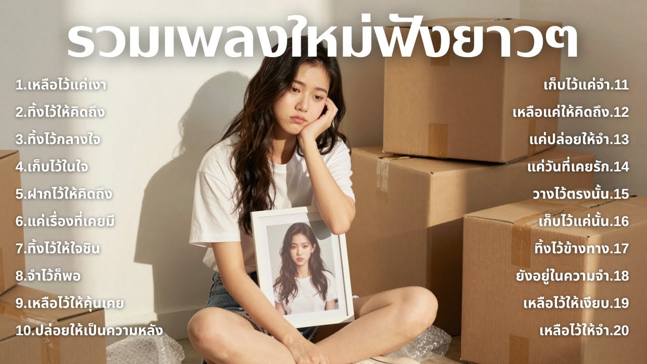 รวมเพลงอกหักใหม่ล่าสุด 2025 💔 ฟังยาวๆ 1 ชั่วโมงเต็ม | เพลงเพราะติดหู | ชุด[220] | LoveMusic