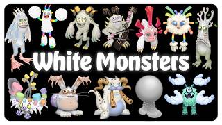 パクパクモンスター 【「Ivory」ページ】 All White Monsters in My Singing Monsters | All Sounds