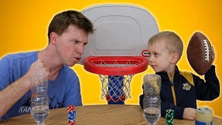 Challenging 5 YEAR OLD Trick Shot GENIUS! Ft. That's Amazing