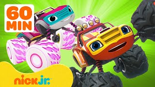 Super Hero Blaze Saves The Day! W/ Aj 🦸‍♂️ 60 Minutes | Blaze And The Monster Machines | Nick Jr.