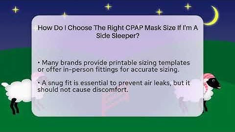 How Do I Choose The Right CPAP Mask Size If I