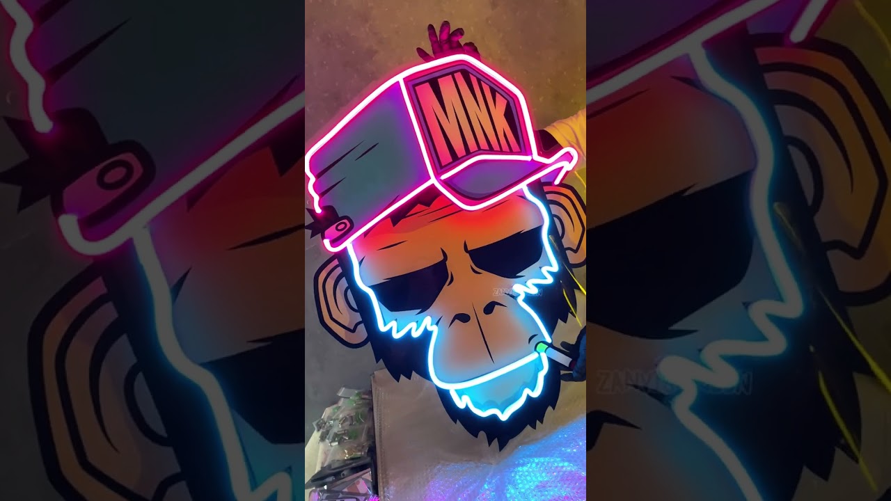 How to Create a Neon Artwork in Illustrator | Custom Neon Sign - Zanvis Neon