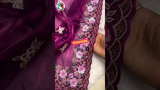 Most Satin Burberry Febric Sarees Only Rs- 1400- Mili693