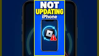 How To Fix Roblox Not Updating On iPhone Quick Guide #Roblox #iPhone #RobloxUpdate #Shorts