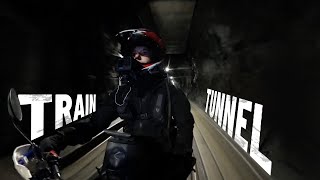 I rode my motorcycle through an active train tunnel in Alaska 🇺🇸 |S6-E145|