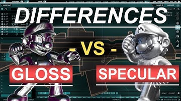 Dash 3D : Blender 2.8 : Gloss & Specular Maps In 2 Minutes!!! (Gimp - Tutorial)