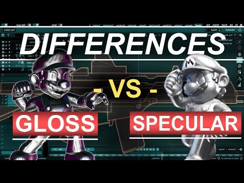Dash 3D : Blender 2.8 : Gloss & Specular Maps In 2 Minutes!!! (Gimp - Tutorial)