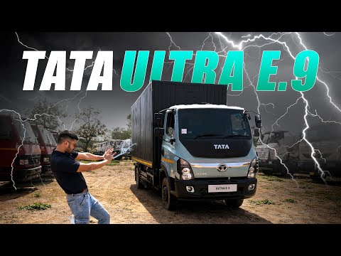 New Tata Ultra E.9 l ₹46 Lakh Ex-Showroom l 250 km* Range l #tatamotors #91trucks