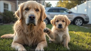 🐾 Golden Retriever Puppy Training Journey – From Obedience to Confidence!