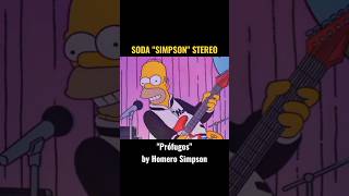 Homero Simpson - Prófugos (Soda Stereo) - #short #gustavocerati #homerosimpson #sodastereo